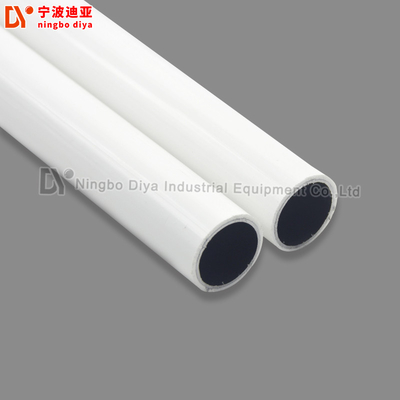 Anti Rust PE/ABS Coated Lean Pipe / Anti Static Lean Tube For Flow Rack