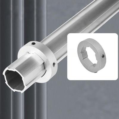 DYE19-03 Aluminum Tube Fittings Lean Pipe Slider Horizontal Located Ring Slider Fixed Positioner