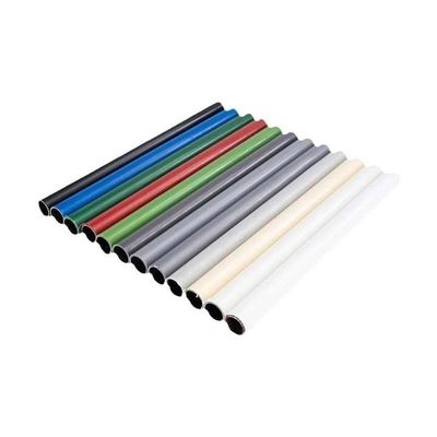 Diameter 28 mm kleurrijk PE gecoat kaizen staal magere buis voor flexibele montage werktafel