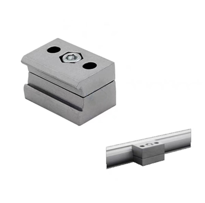 Aluminium Lean Pipe Joint Double Hole Function Accessoires Gamma Compleet