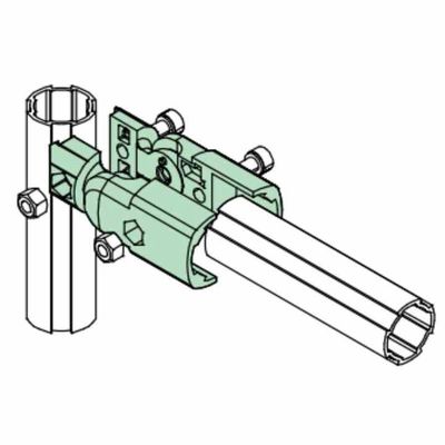 Adjustable OD19mm Lean Tube Joint 180 Degree Flexible Connector for Workbench Assembly System