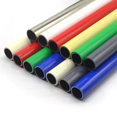Kleurrijke PE-gecoate Lean Pipe / Lean Tubes