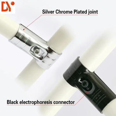 Industrial Electrophoresis Black Lean Tube Connector OEM