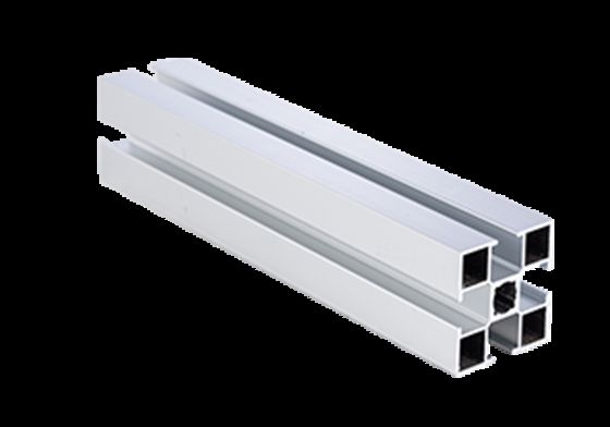 Industrial Square Extruded  Aluminium Alloy 40x40 Aluminum Extrusion Profiles