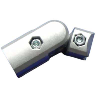 DYJ19-A07 Derde Generatie Aluminium Lean Pipe Assemblagelijn Accessoires Magazijn Aluminium Buis Connector 180 Graden Gewricht Buitentype