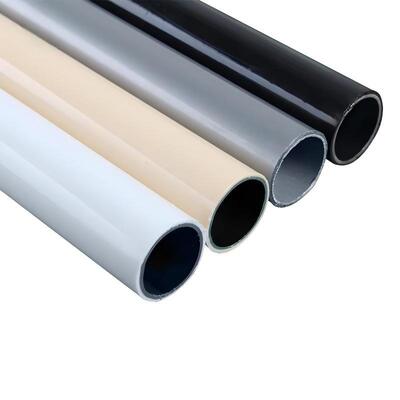 Kleurgecoate stalen magere buis Aanpasbare binnen- en buitenbuis van samengesteld staal met kunststof coating