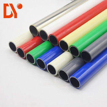 Anti Rust PE/ABS Coated Lean Pipe / Anti Static Lean Tube For Flow Rack